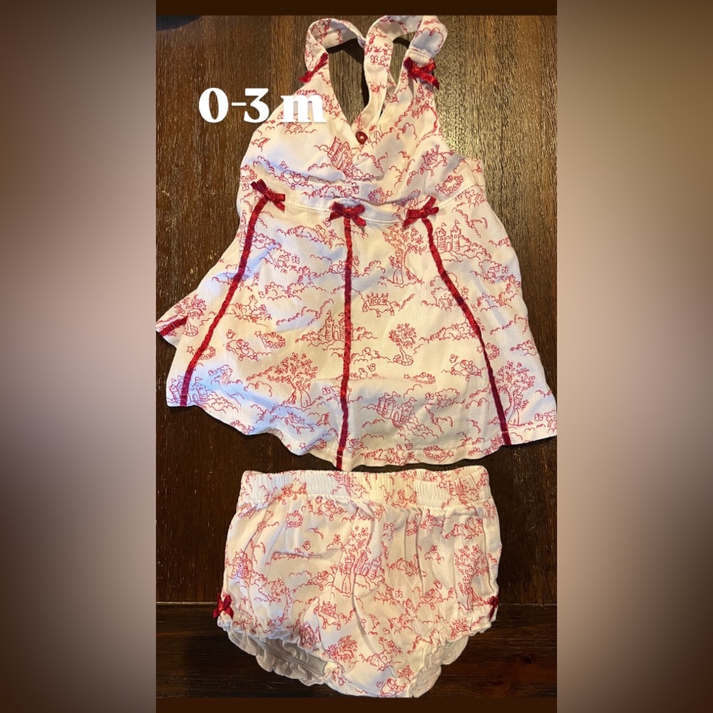 Adorable Pink and White Kids Matching Set